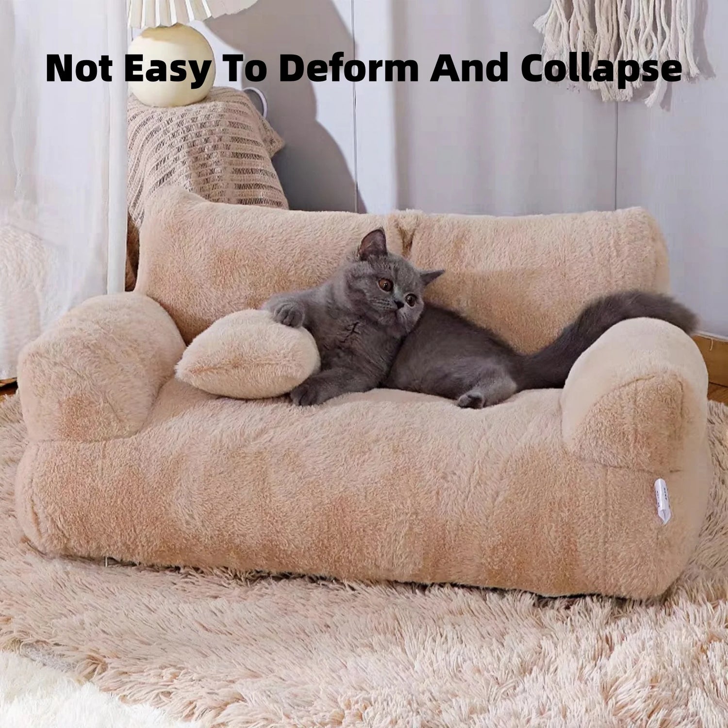 Fluffy Cat Dog Bed