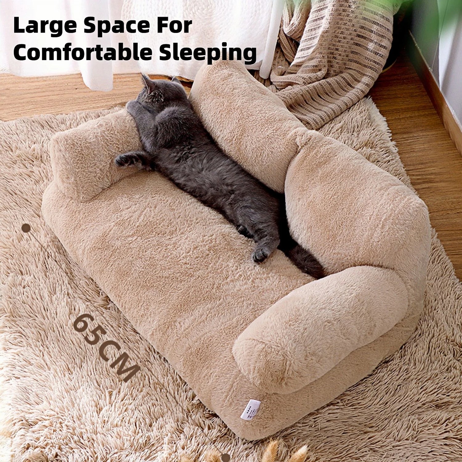 Fluffy Cat Dog Bed