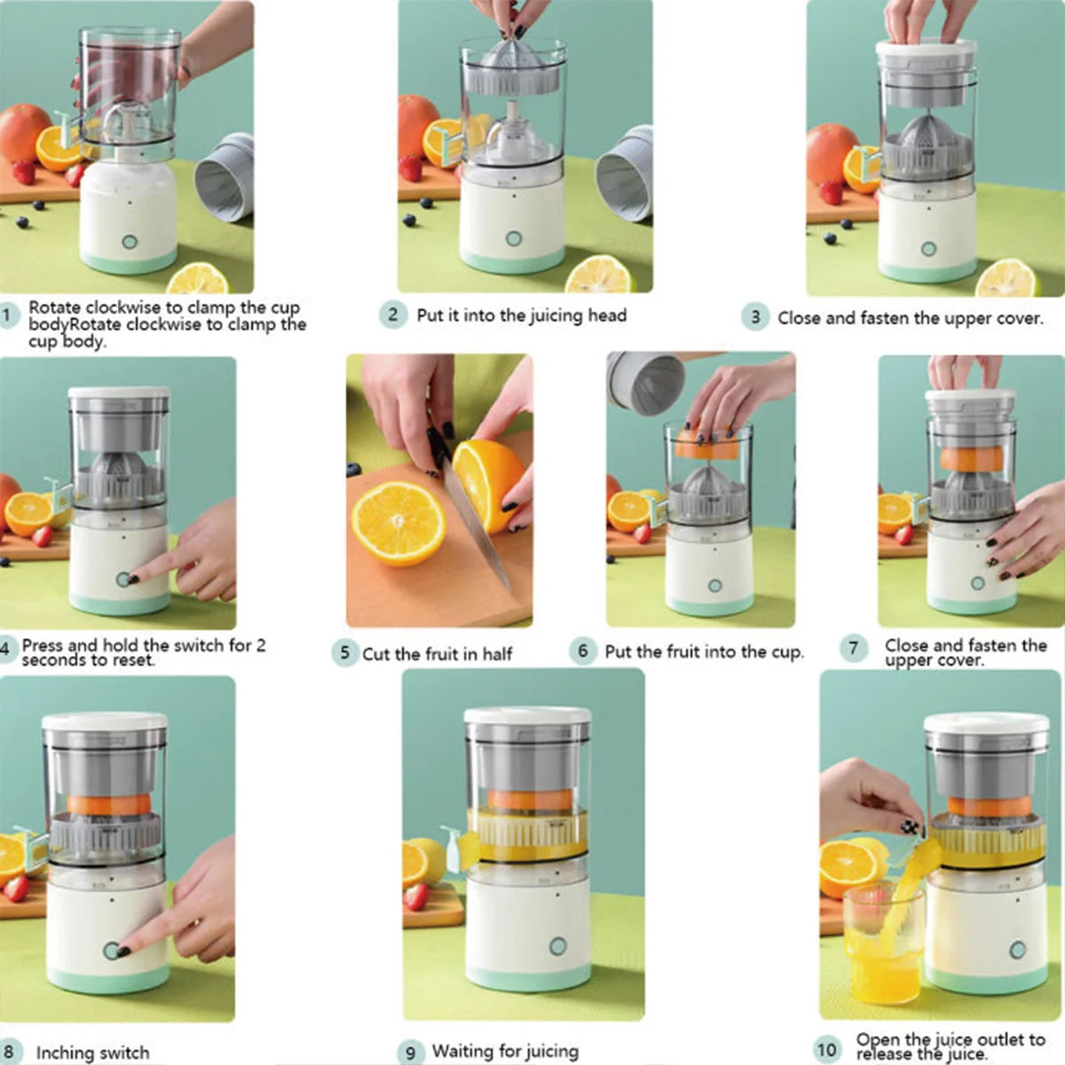 Portable Fruit Squeezer